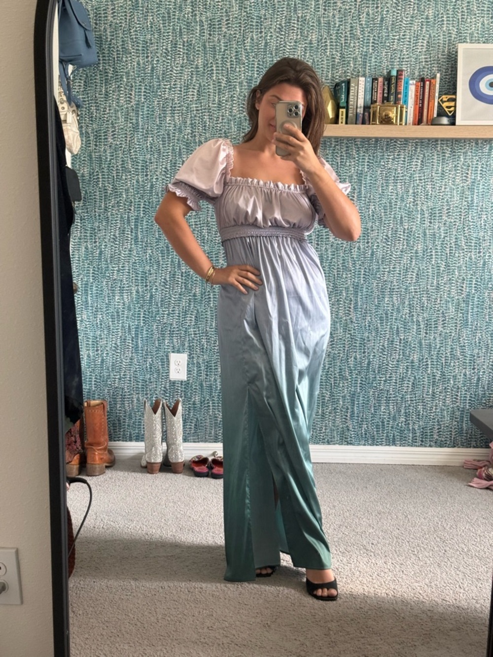 Especia Maternity Odette Dress in Ombré